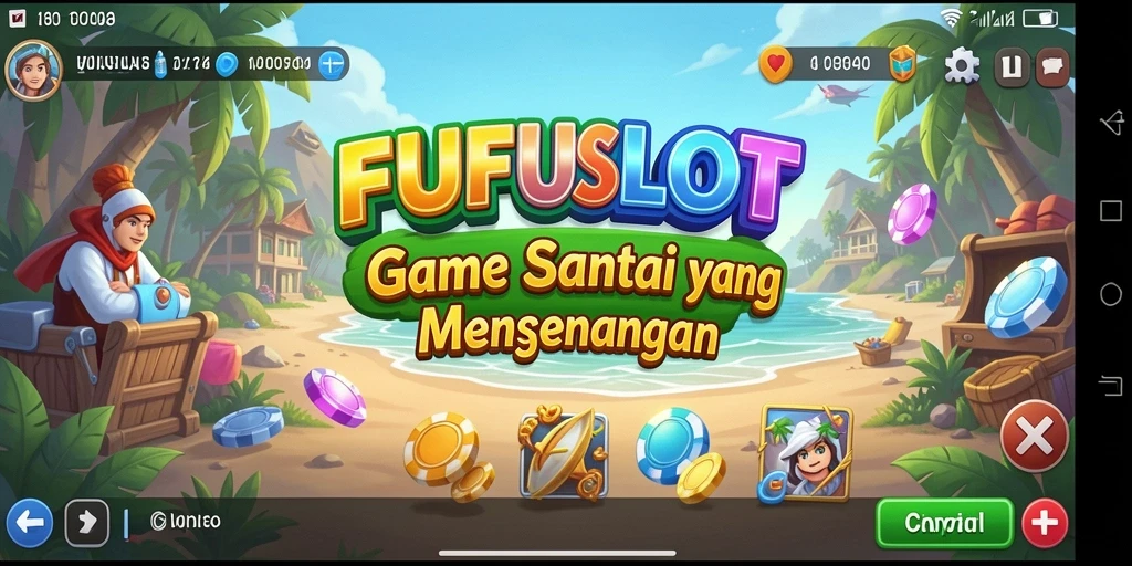 Tampilan gameplay menarik dari FUFUSLOT dengan grafis yang cerah.