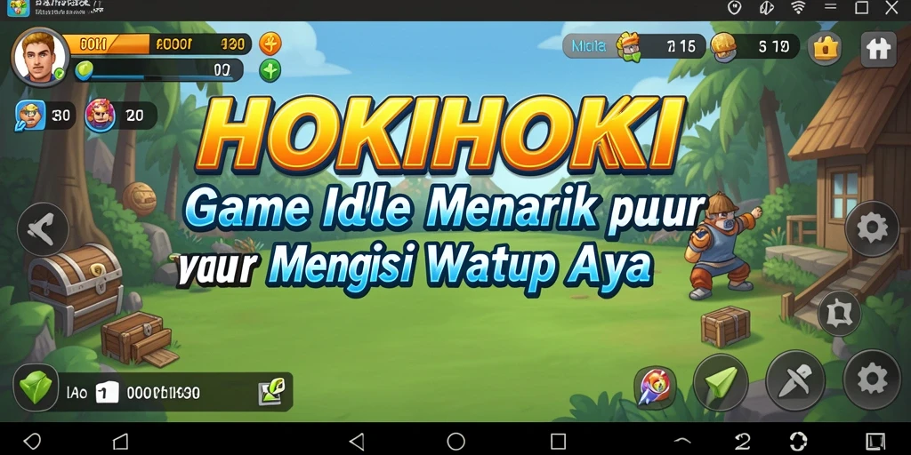 Screenshot gameplay HOKIHOKI yang menampilkan keseruan permainan Idle.