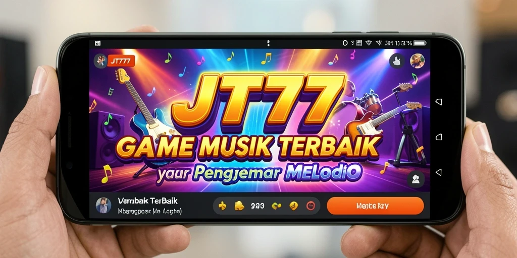 Tampilan gameplay menarik dari JT777 yang menyajikan pengalaman musik.