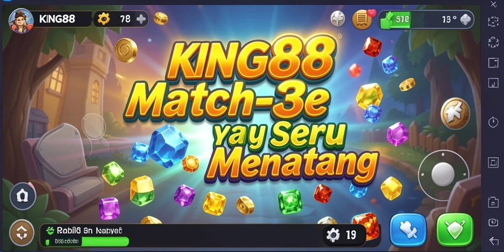 Tampilan gameplay KING88 yang menarik dan penuh tantangan.