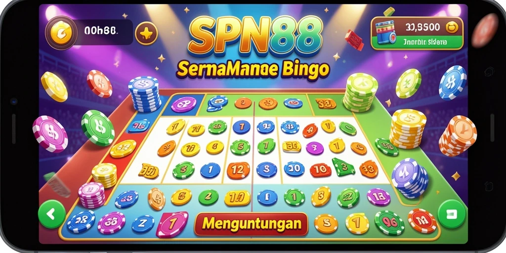 Tampilan gameplay seru di SPN88 dengan angka-angka yang muncul.